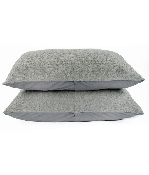 100% Cotton Matelasse Sham Set - King/Cal King