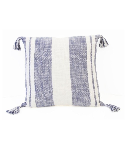 Sophia Stripe Printed Corner Tassel Pillow  20