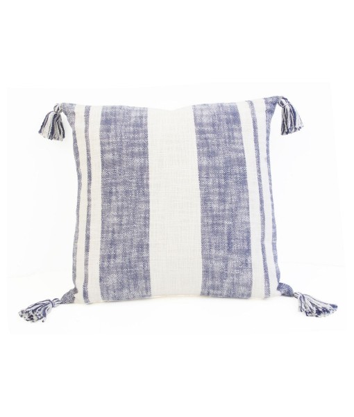 Sophia Stripe Printed Corner Tassel Pillow  20