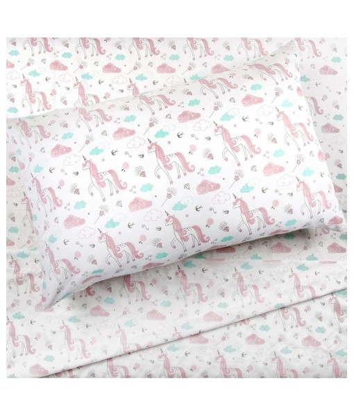 3-Piece Unicorn Twin Sheet Set