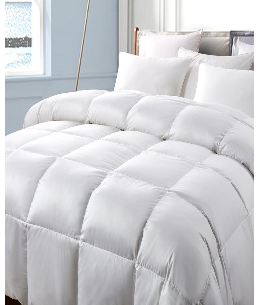 White Down Fiber & Feather Light Warmth Comforter  Twin