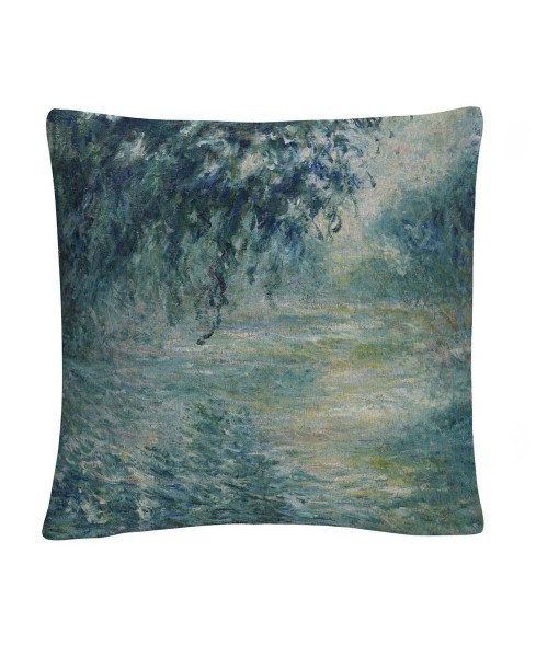 Claude Monet Morning On The Seine Decorative Pillow  16