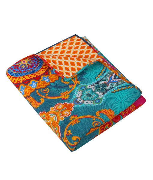 Mackenzie Damask Reversible Quilted Throw  50