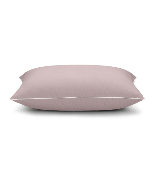 Pink Cotton Percale Pillow Protectors- Standard