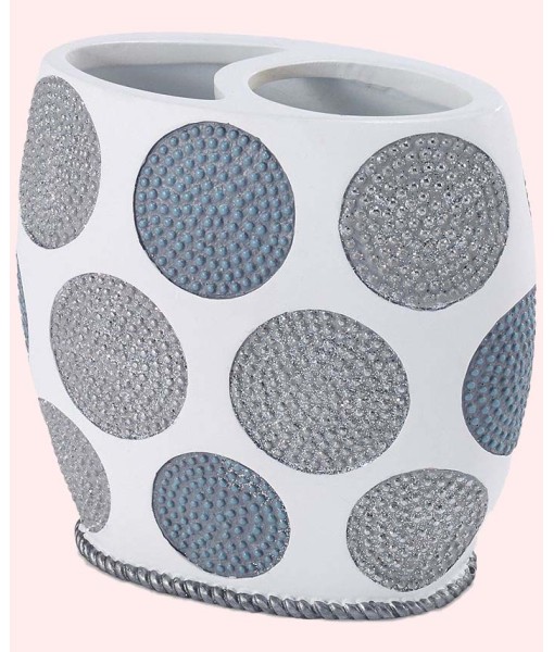 Dotted Circle Toothbrush Holder