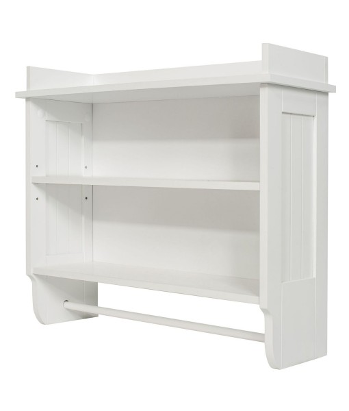 Redmon Contemporary Country Wall Shelf with Towel Bar