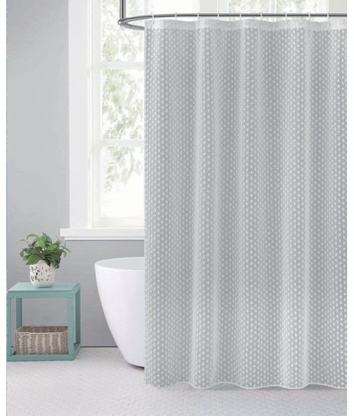 Valeria Shower Curtain With 3D Snowballs