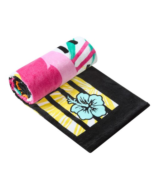 Flamingo Stripe Cotton Beach Towel  36