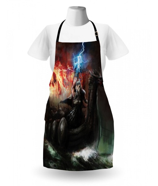 Fiery Dragon Breaths Apron